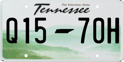 TN license plate Q1570H