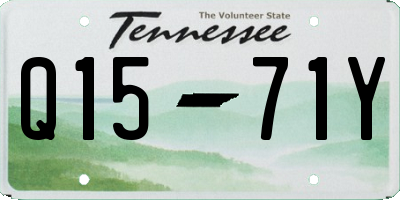 TN license plate Q1571Y