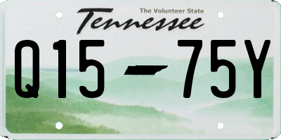 TN license plate Q1575Y