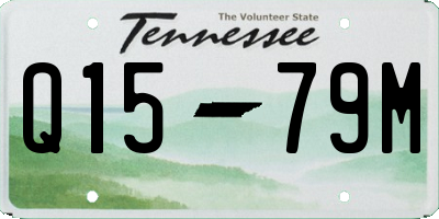 TN license plate Q1579M