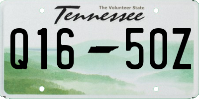 TN license plate Q1650Z