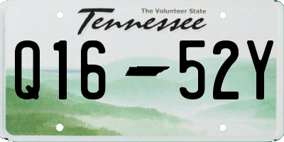 TN license plate Q1652Y