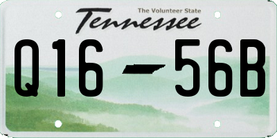 TN license plate Q1656B