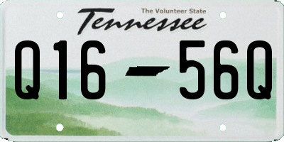 TN license plate Q1656Q