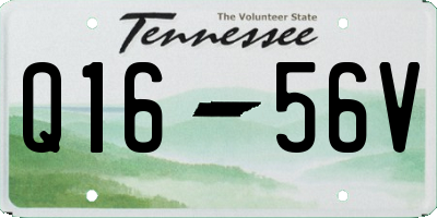 TN license plate Q1656V