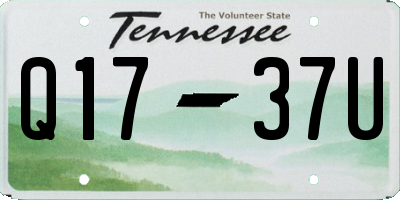 TN license plate Q1737U