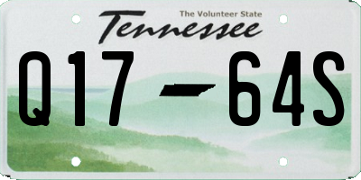 TN license plate Q1764S