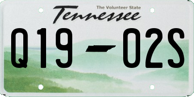 TN license plate Q1902S