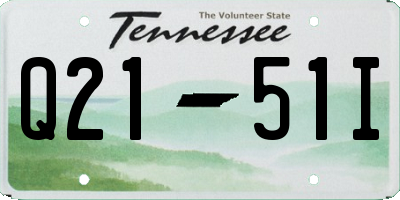 TN license plate Q2151I