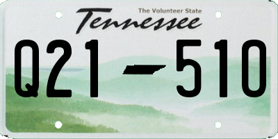 TN license plate Q2151O