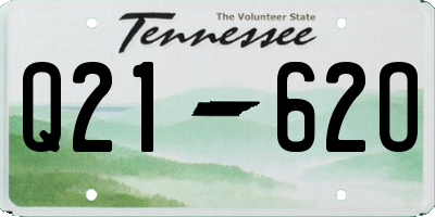 TN license plate Q2162O