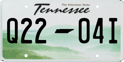 TN license plate Q2204I