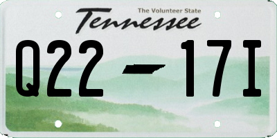 TN license plate Q2217I