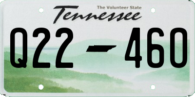 TN license plate Q2246O