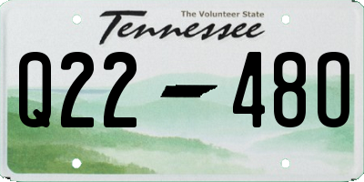 TN license plate Q2248O