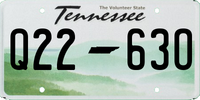 TN license plate Q2263O