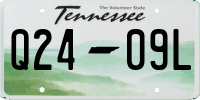 TN license plate Q2409L
