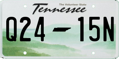 TN license plate Q2415N