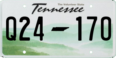 TN license plate Q2417O