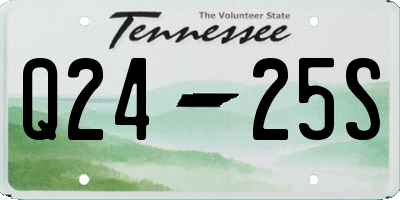 TN license plate Q2425S