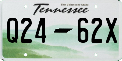 TN license plate Q2462X