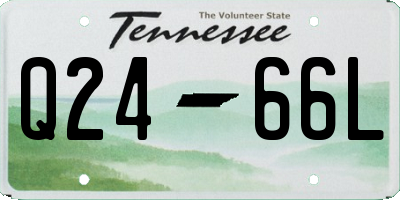 TN license plate Q2466L