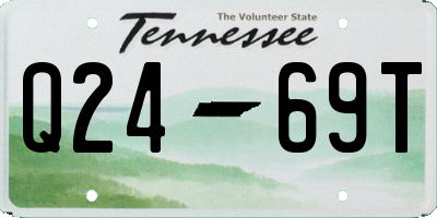 TN license plate Q2469T