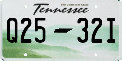 TN license plate Q2532I