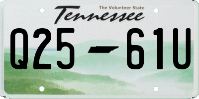 TN license plate Q2561U