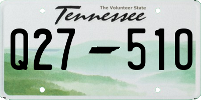 TN license plate Q2751O