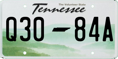 TN license plate Q3084A
