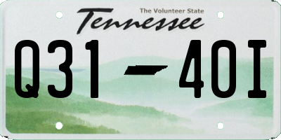 TN license plate Q3140I