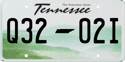 TN license plate Q3202I