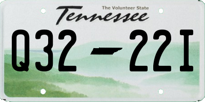 TN license plate Q3222I