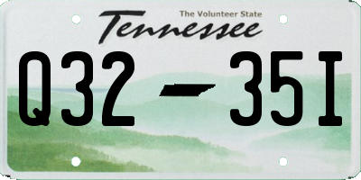TN license plate Q3235I