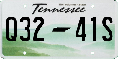 TN license plate Q3241S