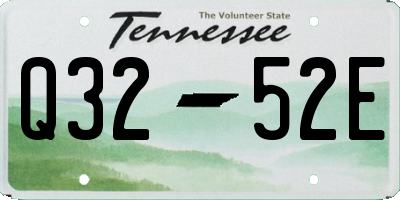 TN license plate Q3252E