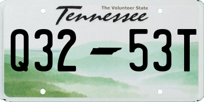 TN license plate Q3253T