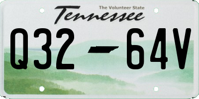 TN license plate Q3264V