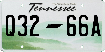 TN license plate Q3266A