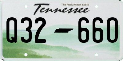 TN license plate Q3266O