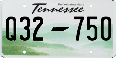 TN license plate Q3275O