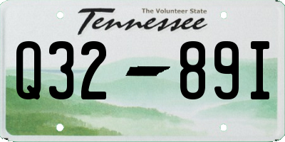 TN license plate Q3289I