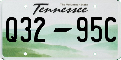TN license plate Q3295C