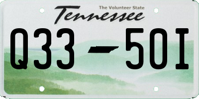 TN license plate Q3350I