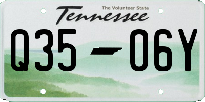 TN license plate Q3506Y