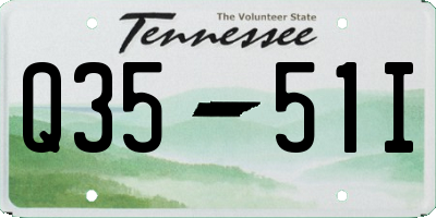 TN license plate Q3551I