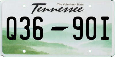 TN license plate Q3690I