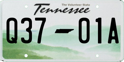 TN license plate Q3701A
