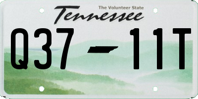 TN license plate Q3711T